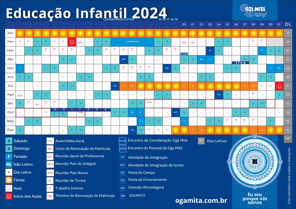 Calendario EdInfantil 2024