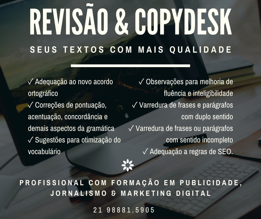 REVISÃO DE TEXTO & COPYDESK