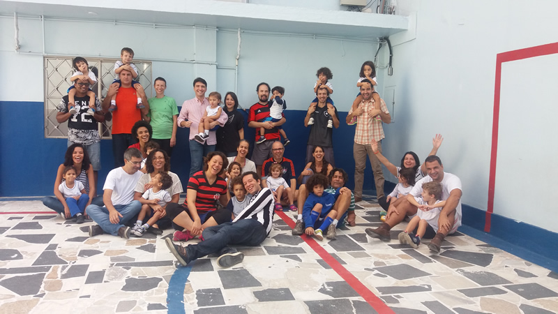 Turma Arara Manhã em Uma Manhã de futebol